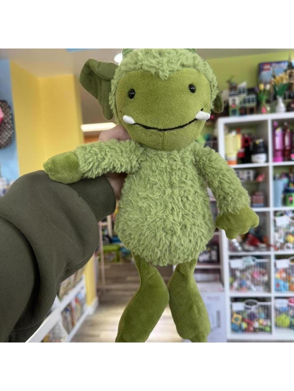 Jellycat grizzo the gremlin green goblin stuffed animal plush